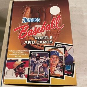 1987 Don Russ Baseball Puzzle Cards & Diamond Kings & Roberto Clemente Puzzle